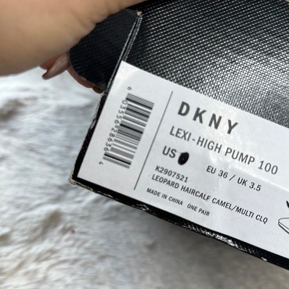 DKNY | Camel Leopard Lexi Pointy Toe Platform Pump - Picture 15 of 15